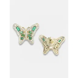 Sohi Gold Plated Party Designer Stone Stud Earrings-picture-33