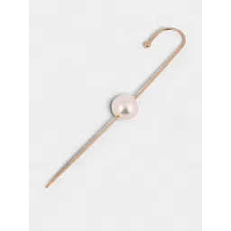 SOHI Gold-Plated Pearls The Snowball-Pin Cuff Earring-picture-39