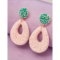 Sohi Quirky Pink Drop Earrings-picture-21
