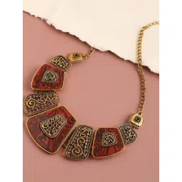 SOHI Red Statement Necklace-picture-28