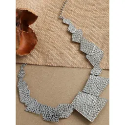 SOHI Silver Designer Stone Necklace-picture-43