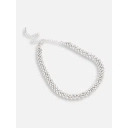 SOHI Silver-Plated Choker Necklace image 2