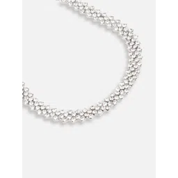 SOHI Silver-Plated Choker Necklace image 3