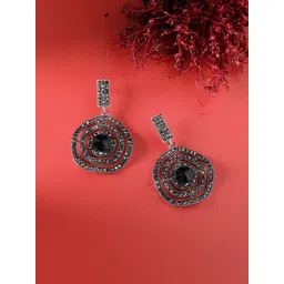 SOHI Silver Plated Drop Earrings-picture-20