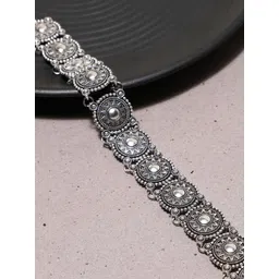 SOHI Silver-Plated Rhinestones Choker Necklace-picture-15