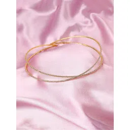 SOHI Silver-Plated Stone Studded Designer Party Necklace-picture-10