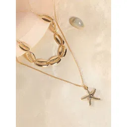 SOHI The Bahamas Gold-Plated Layered Necklace-picture-40