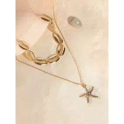 Sohi The Bahamas Multi-Layer Necklace for Women-picture-28