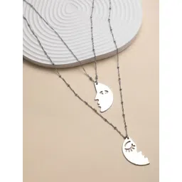 Sohi The Lovers Multi-Layer Necklace for Women-picture-42