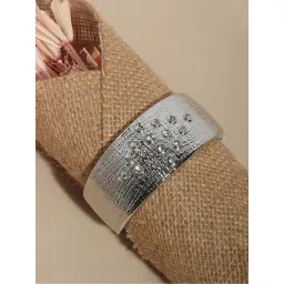 Sohi Women's Crystal Rhombus Bracelet - Silver-picture-25