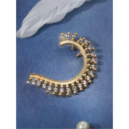 Sohi Women's Temple Cuff Earring  Metallic Gold-picture-22