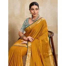 SOHINI NX Woven Design Zari Pure Chiffon Saree-picture-34