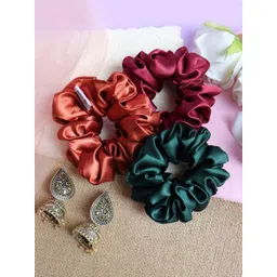 Soho Boho Studio Women Set of 3 Ponytail Holders-picture-16