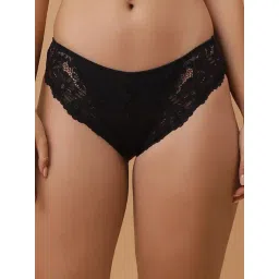Soie Black Regular Fit Embroidered Panty-picture-40
