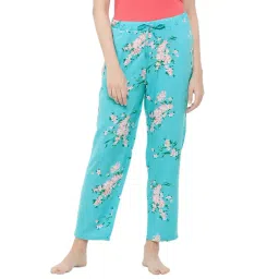 Soie Blue Floral Print Pyjamas-picture-47