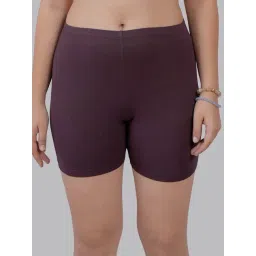 Soie Coffee Cotton Regular Fit Sports Shorts-image-0