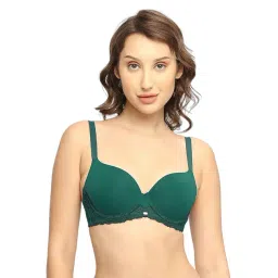 Soie Green Under-Wired Medium Coverage T-Shirt Bra-picture-46