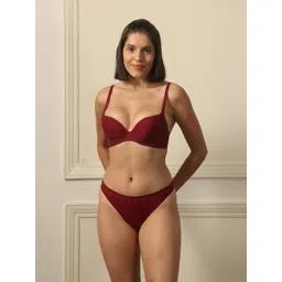 Soie Medium Coverage Underwired Lightly Padded Push Up Bra With All Day Comfort-picture-28