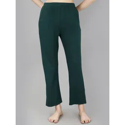 Soie Mid-Rise Ankle-Length Flared Lounge Pants-picture-34