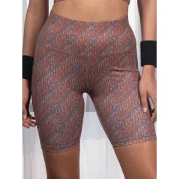 Soie Multicolor Geometric Print Sports Shorts-picture-20