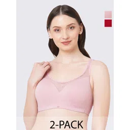 Soie Pack Of 2 Full Coverage Lightly Padded T-shirt Bra With All Day Comfort-picture-31