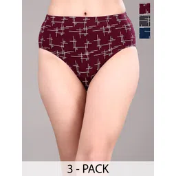 Soie Pack Of 3 Assorted HipsterBriefs 3HWB-32 ASSORTED-picture-39