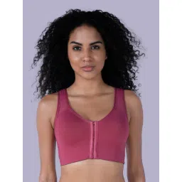 Soie Pink Cotton Regular Fit Bra-picture-20