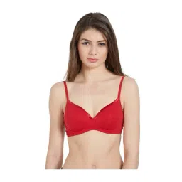 Soie Red Non Wired Padded Bra-picture-23