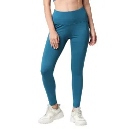 Soie Teal Regular Fit High Rise Tights-picture-30