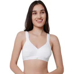Soie White Non Wired Non Padded T-Shirt Bra-picture-12