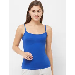 Soie Women Blue Solid Camisole-picture-28