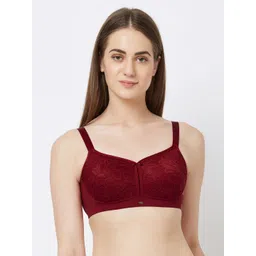 Soie Women Full Coverage Non-Padded Non-Wired Lace Bra-picture-14