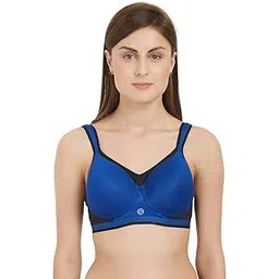 soie Women Full Coverage Polyamide Spandex High Impact Padded Non Wired Sports Bra-picture-11