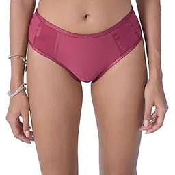 soie Women High Waist Full Coverage Ultra Soft Mesh Panel Brief-picture-16