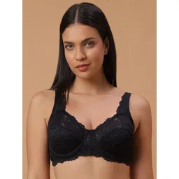 Soie Women Lacy Non Padded Full-Coverage Bra with Flexi Underwire-picture-17