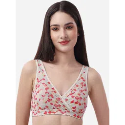 Soie Women Non Padded Non Wired Lounge Bra with Removable Cups-picture-35