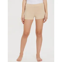 Soie Women Nude-Coloured Solid Cycling Shorts CS-2-picture-13