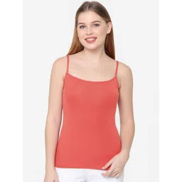 Soie Women Orange Solid Camisole SC-7D ORANGE-picture-37