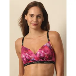 SOIE Women Padded Non-Wired Full Coverage Printed Bra-picture-23