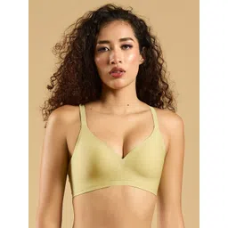 Soie Women Padded Non wired Medium Coverage Bonded T-shirt Bra image 1