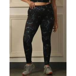 Soie Women Printed Slim-Fit Ankle-Length Gym Tights-picture-28