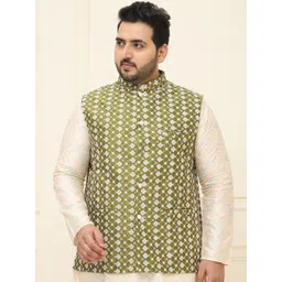 SOJANYA PLUS Embroidered Nehru Jackets-picture-11