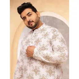 SOJANYA PLUS Floral Printed Mandarin Collar Straight Kurta-picture-21