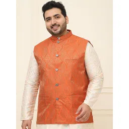SOJANYA PLUS Woven Design Nehru Jackets-picture-18