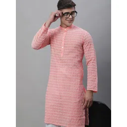 SOJANYA Embroidered Pure Cotton Straight Kurta-picture-30