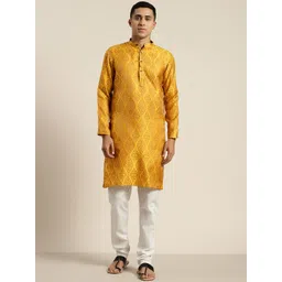 SOJANYA Ethnic Motifs Regular Kurta With Churidar-picture-20