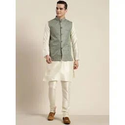 SOJANYA Ethnic Motifs Regular Kurta with Churidar-picture-37