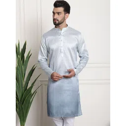 SOJANYA Ethnic Woven Design Cotton Silk Straight Kurta-picture-20