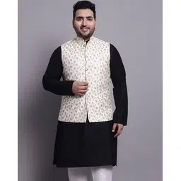 sojanya Floral Embroidered Nehru jacket-picture-14