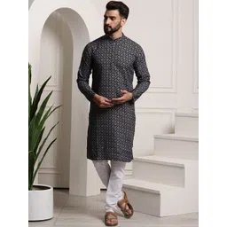 SOJANYA Floral Printed Regular Pure Cotton Kurta With Churidar-picture-38